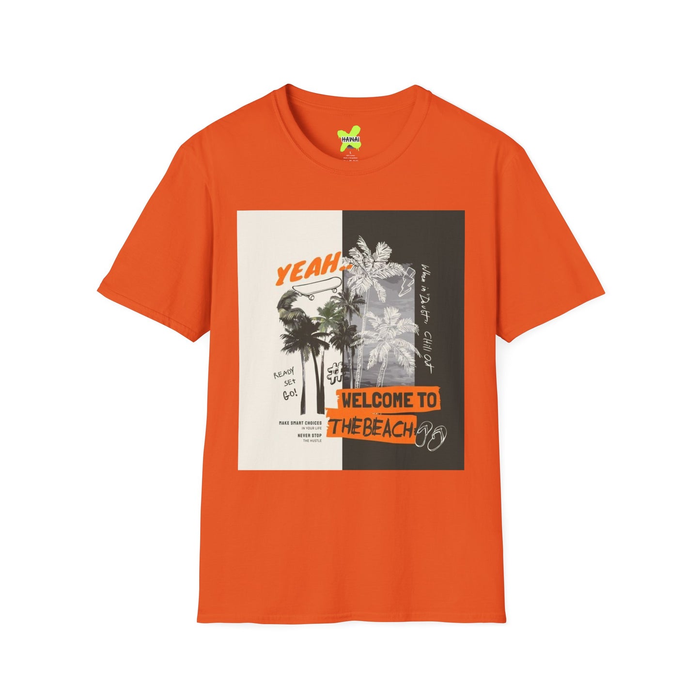 Beach Vibes Graphic Tee, Summer T-Shirt, Unisex Casual Wear, Vacation Shirt, Gift for Beach Lovers