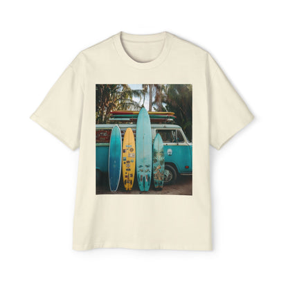 Surf Van Photo T‑Shirt — Vintage Surfboard Beach Tee