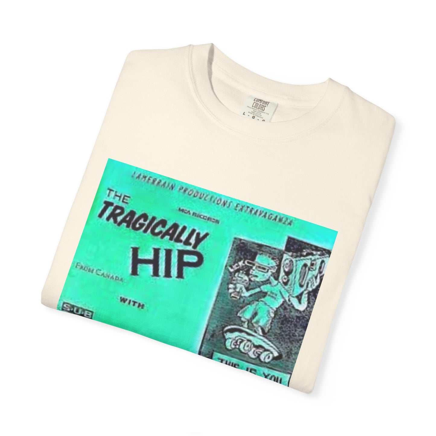 Retro Band Graphic T-Shirt - Nirvana & Tragically Hip Design