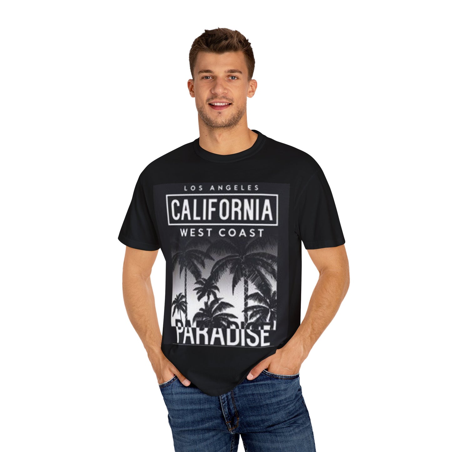 West Coast Paradise T-Shirt, Unisex Graphic Tee, California Style Shirt, Summer Vibes Top, Beachwear, Travel Souvenir
