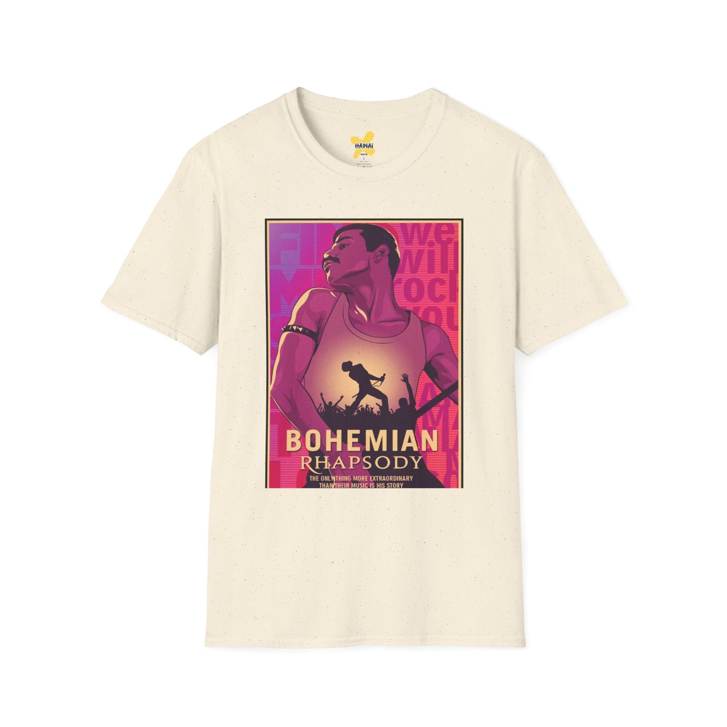 Bohemian Rhapsody Unisex Softstyle T-Shirt - Retro Music Fan Tee