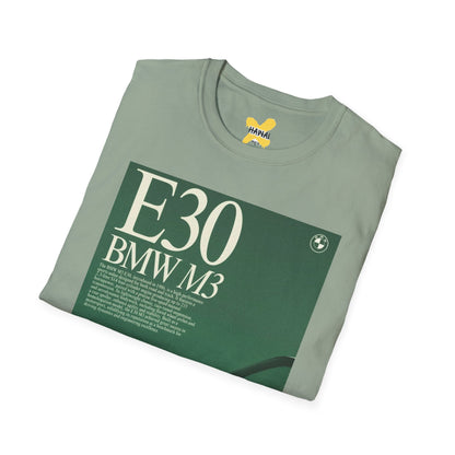 E30 BMW M3 Graphic Unisex T-Shirt - Classic Car Enthusiast Tee