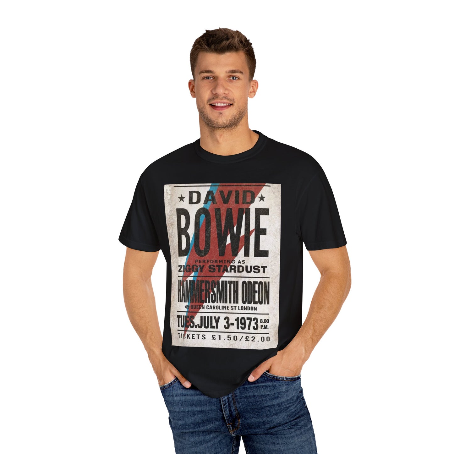 Retro Ziggy Stardust T-Shirt - Unisex Garment-Dyed Tee
