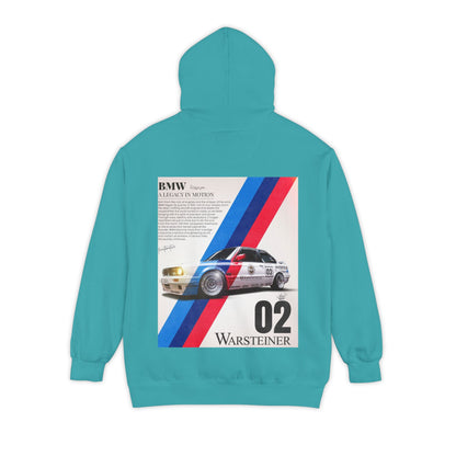 Volleyball Stripe Hoodie — Retro Yellow & Black Volleyball Design