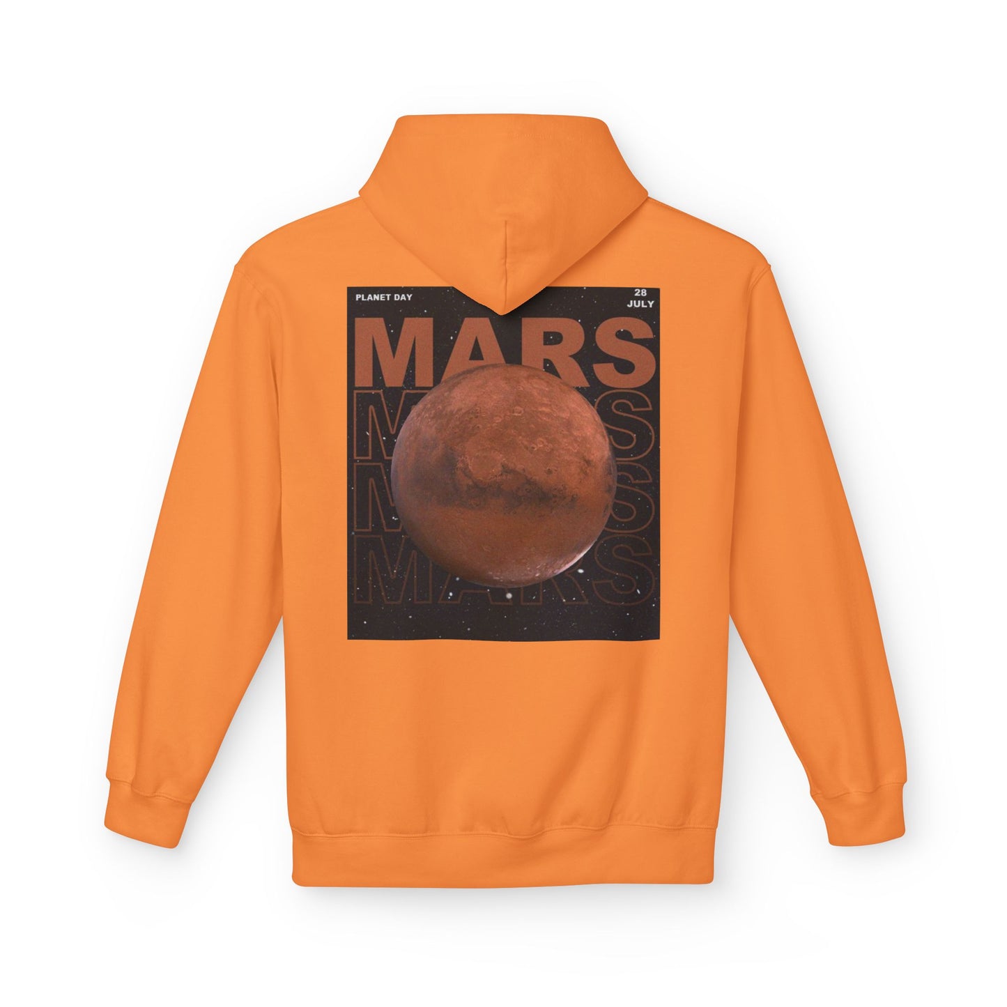 Mars Day Unisex Fleece Hoodie - Space Adventure Apparel