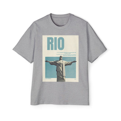 Rio Vintage Poster T-Shirt — Christ the Redeemer Travel Tee