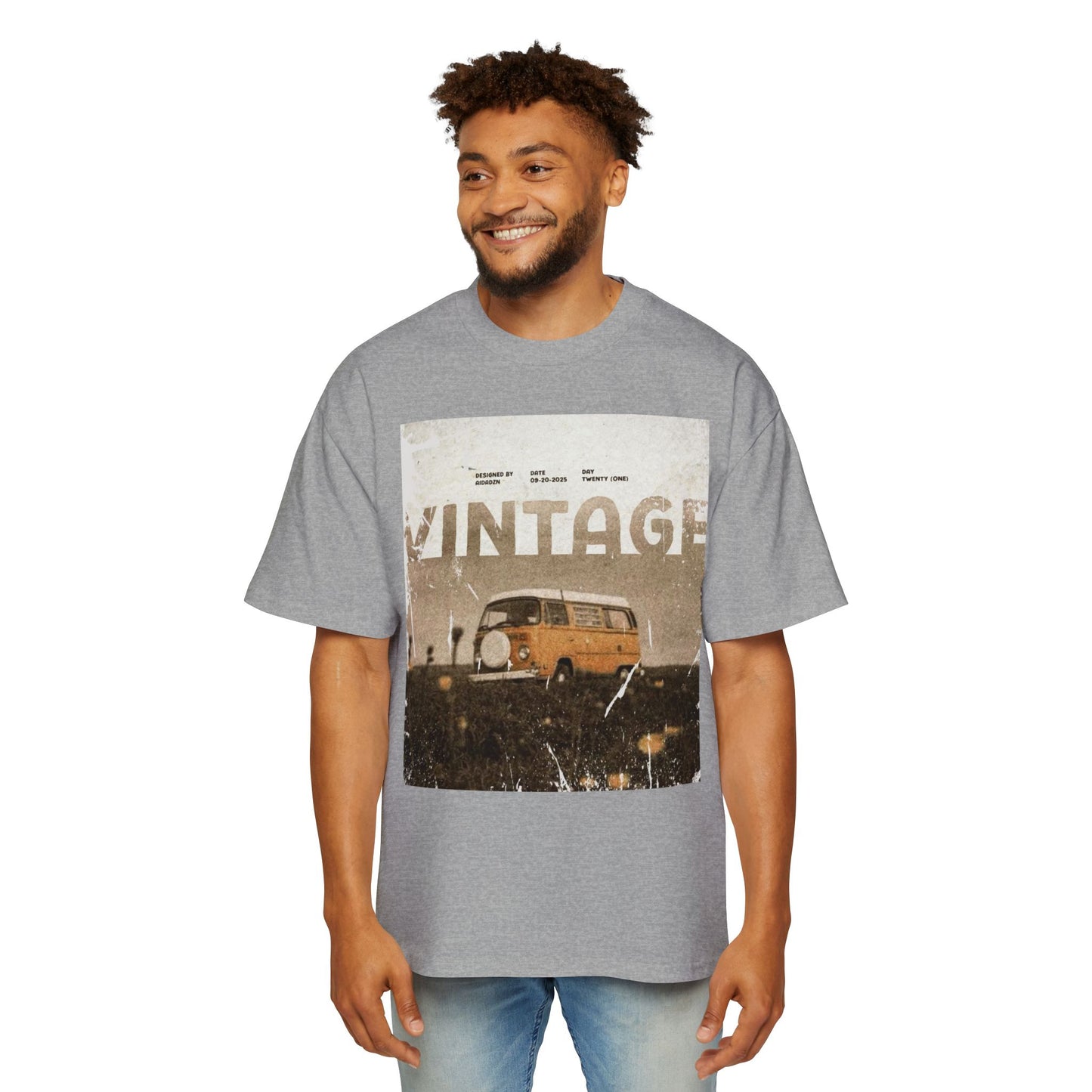 Vintage Van Graphic Tee – Retro 'VINTAGE' Camper T‑Shirt