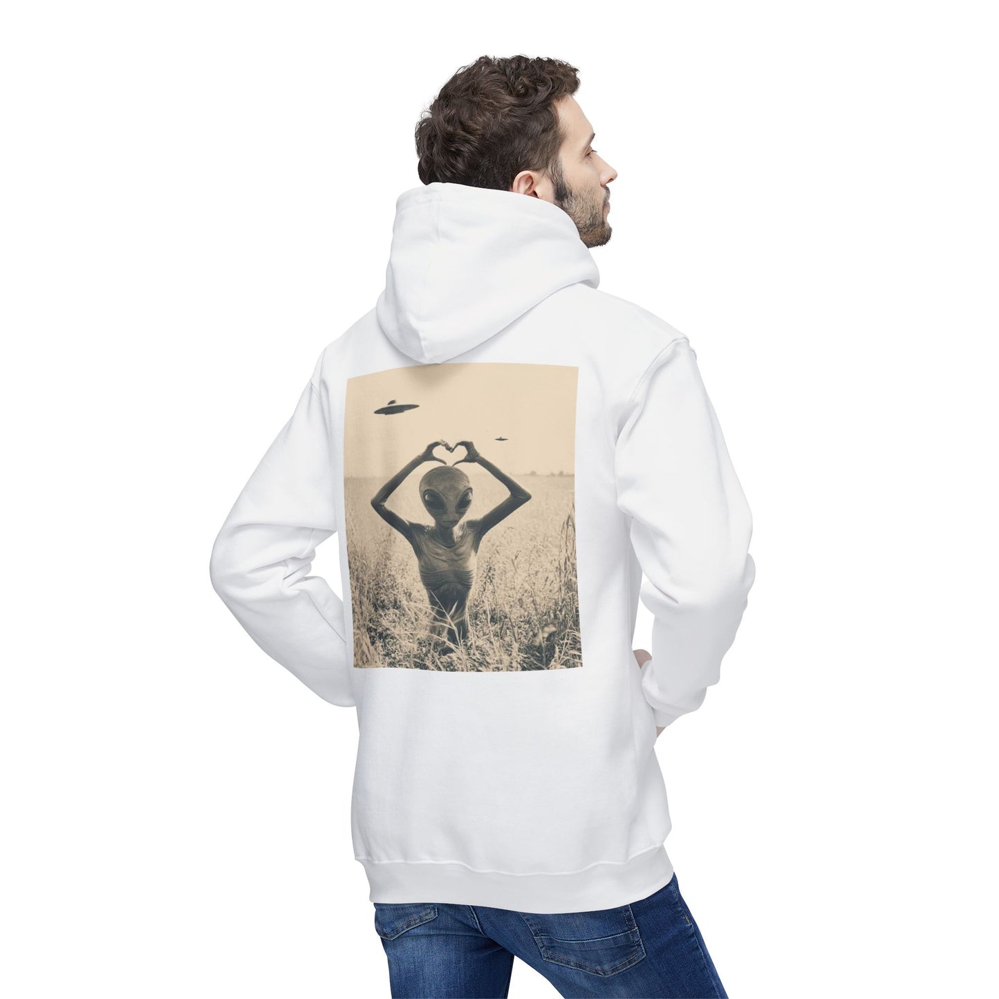 Unisex Hooded Sweatshirt, Made in US