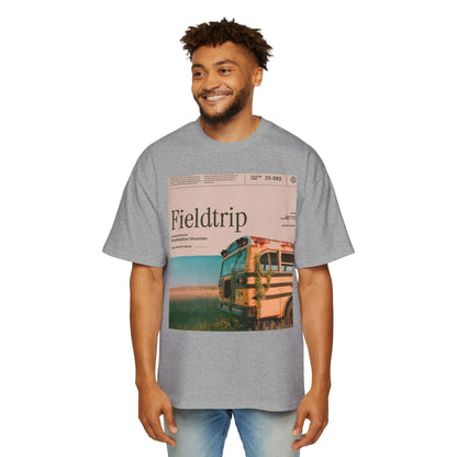Fieldtrip Graphic Tee — Vintage School Bus Photo Print