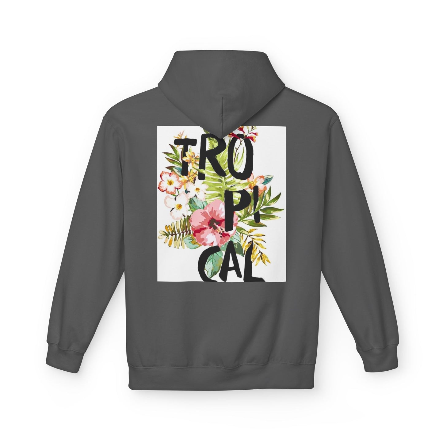 Tropical Floral Hoodie for Summer Vibes | Unisex Softstyle Fleece