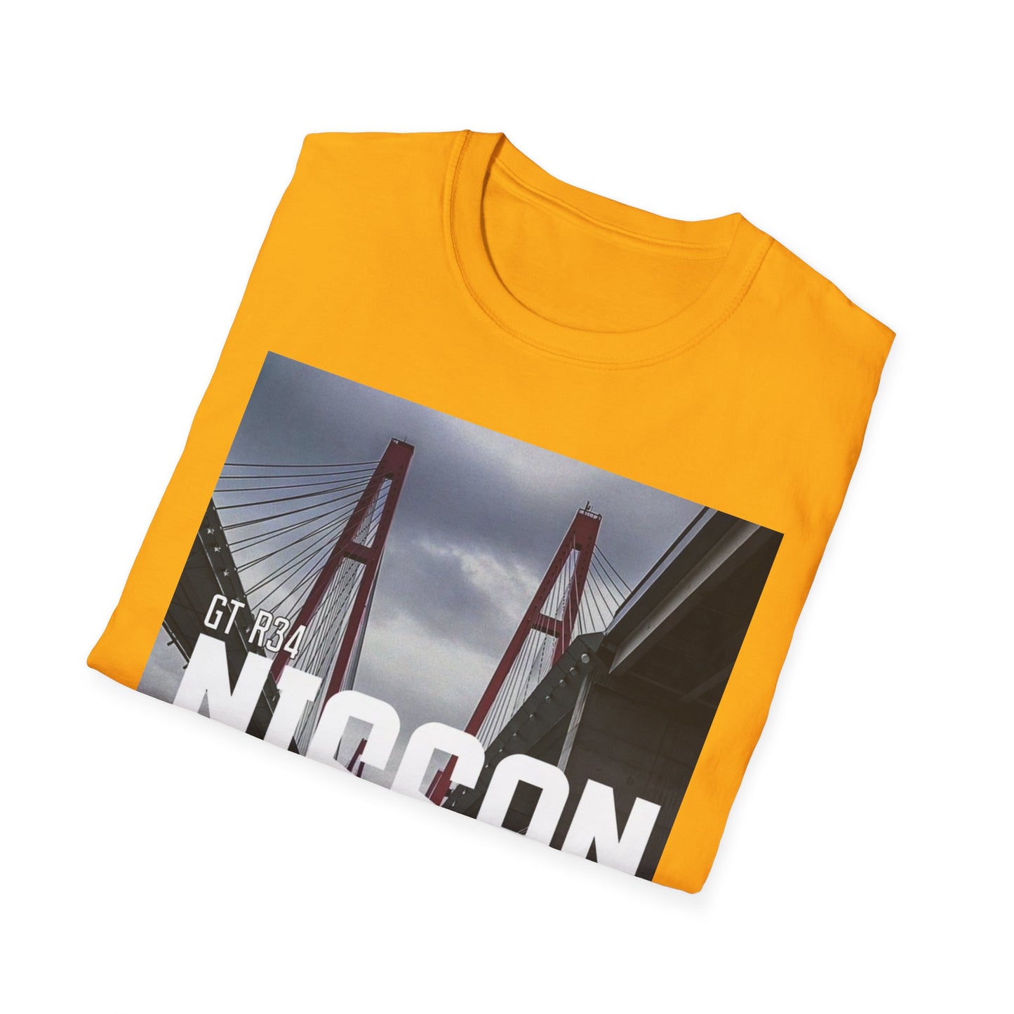 Nissan GT-R 34 Unisex Softstyle T-Shirt - Car Enthusiast Apparel