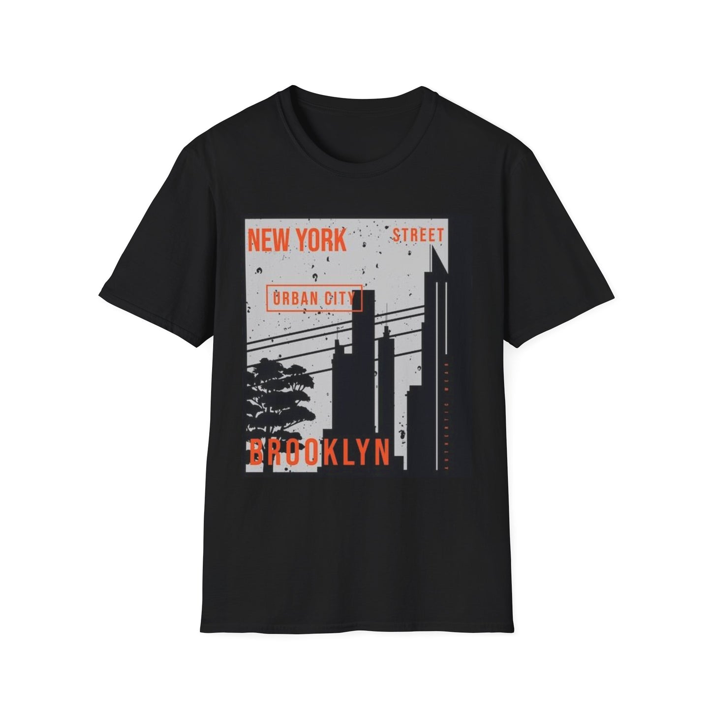 Brooklyn Urban Street T-Shirt - Unisex Graphic Tee for City Lovers, NYC Vibe, Streetwear Fashion, Gift for Travelers, Casual Wear