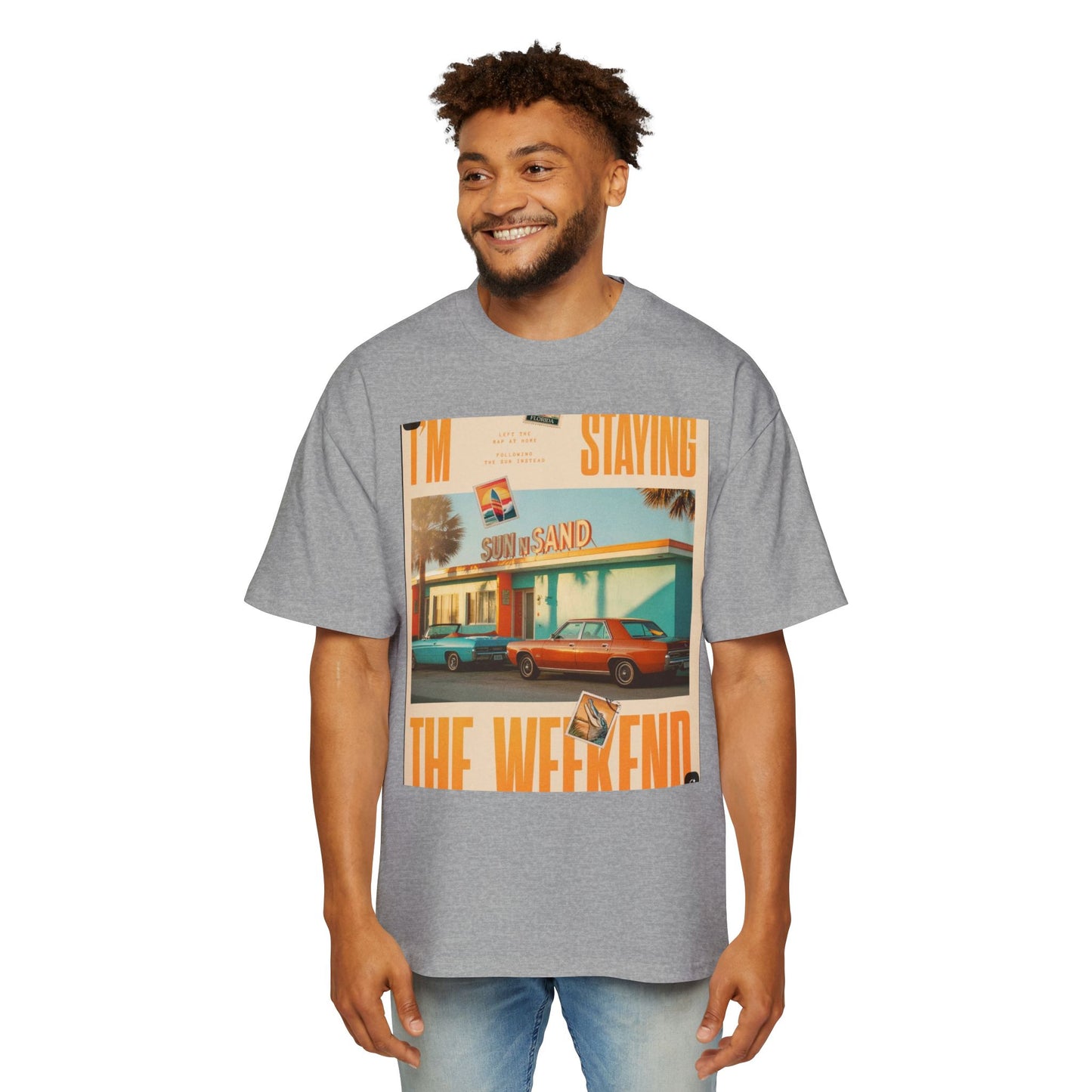 Weekend Vibes Tee — "I'm Staying the Weekend" Retro Diner Graphic T-Shirt
