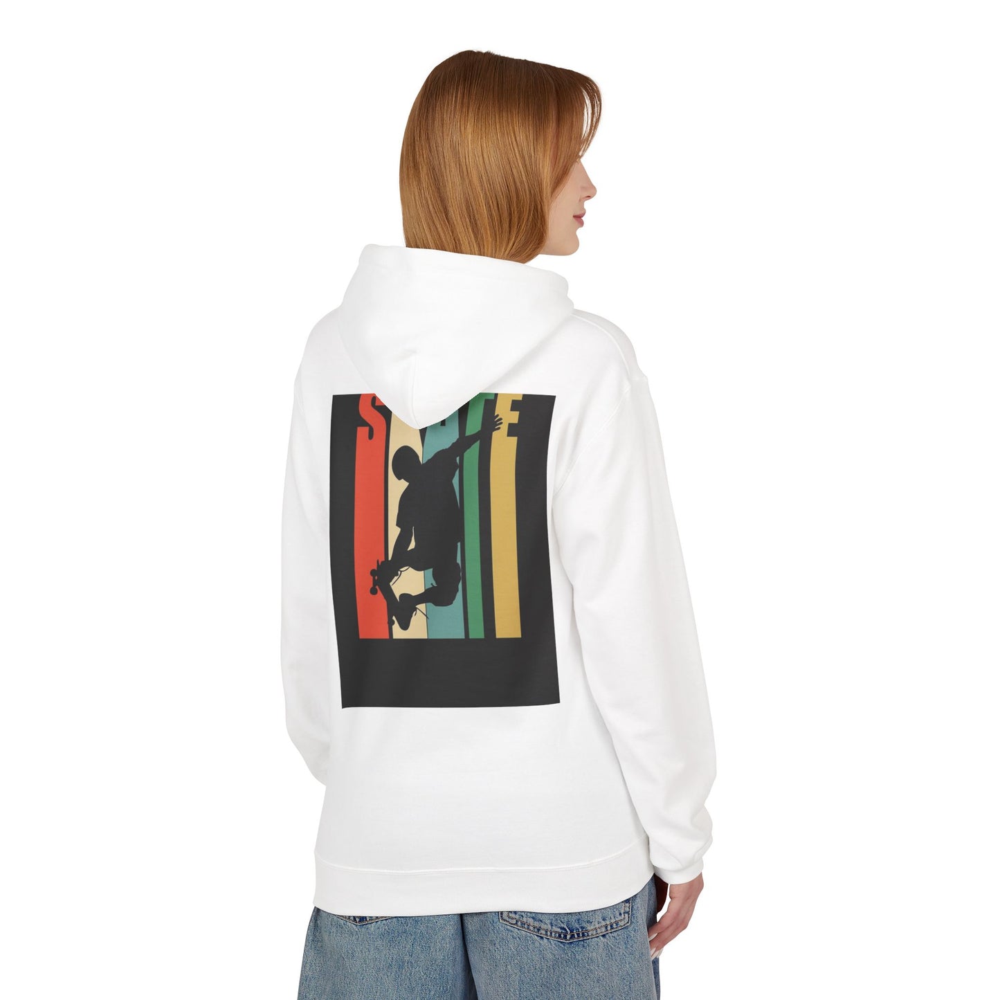 Unisex Fleece Hoodie with Skate Design - Comfortable Streetwear for Skate Enthusiasts