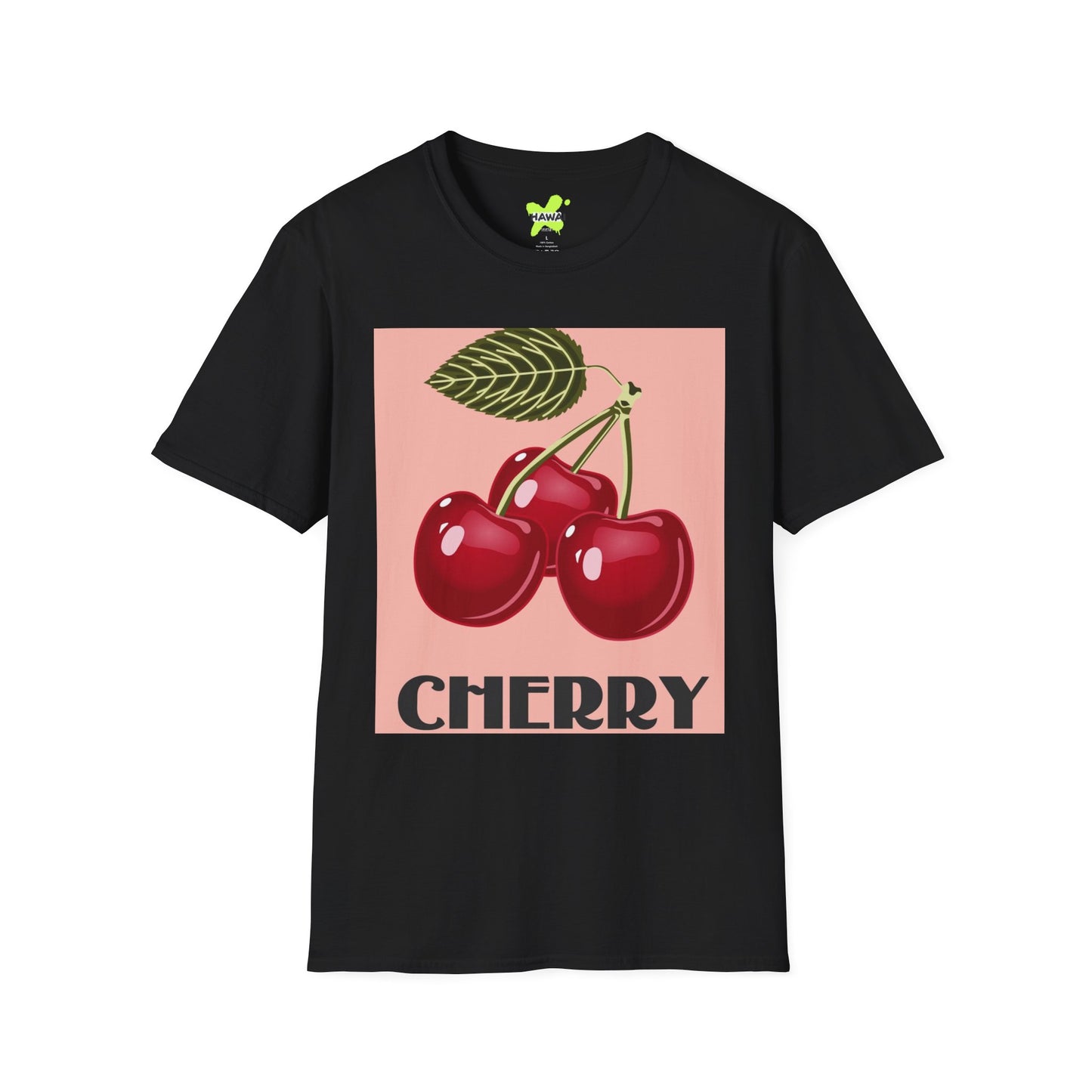 Retro Cherry Graphic T-Shirt for Fruit Lovers
