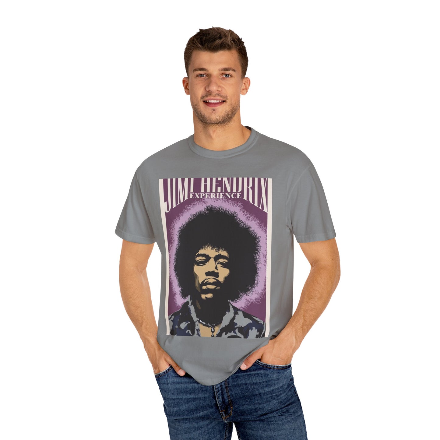 Jim Hendrix Experience Unisex Garment-Dyed T-Shirt - Vintage Rock Tee for Music Lovers