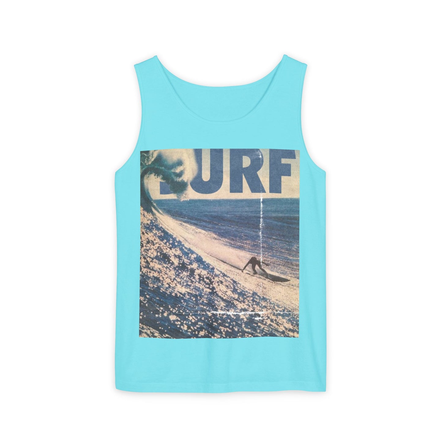 Surf Vintage Tank Top – Retro Beach Surfing Graphic