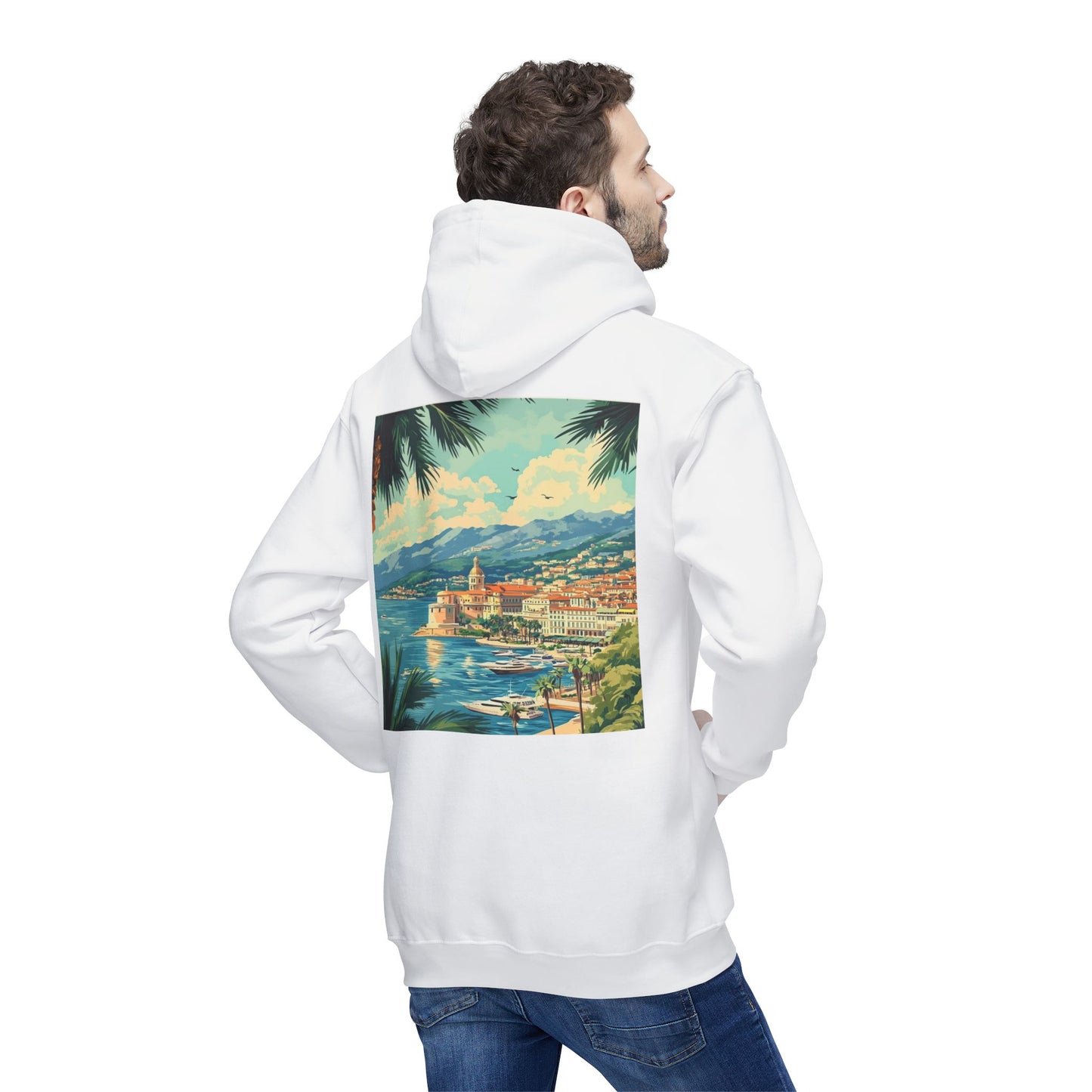 Coastal Vibes Unisex Hooded Sweatshirt - Perfect for Beach Lovers