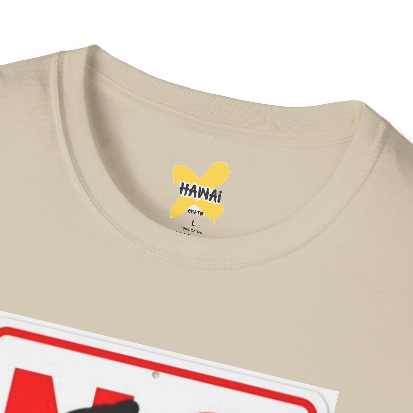 No Skateboarding Funny Unisex T-Shirt - City Police Sign Design