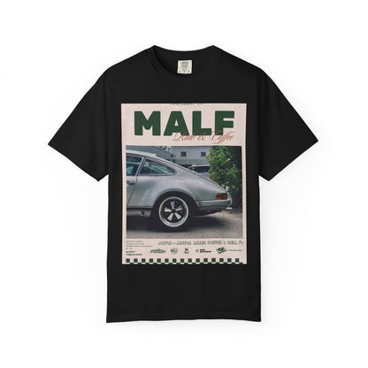 Vintage Porsche Photo Tee — "MALF Live to Ride" Graphic T-Shirt