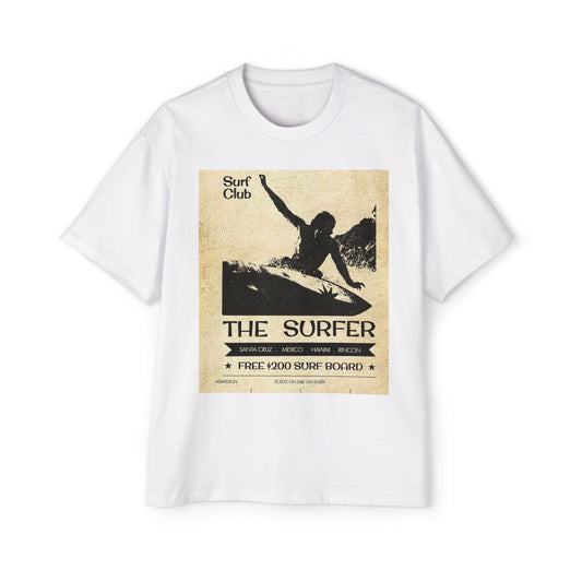 The Surfer Vintage Surf Club Tee — Men's Oversized Surf Graphic T-Shirt