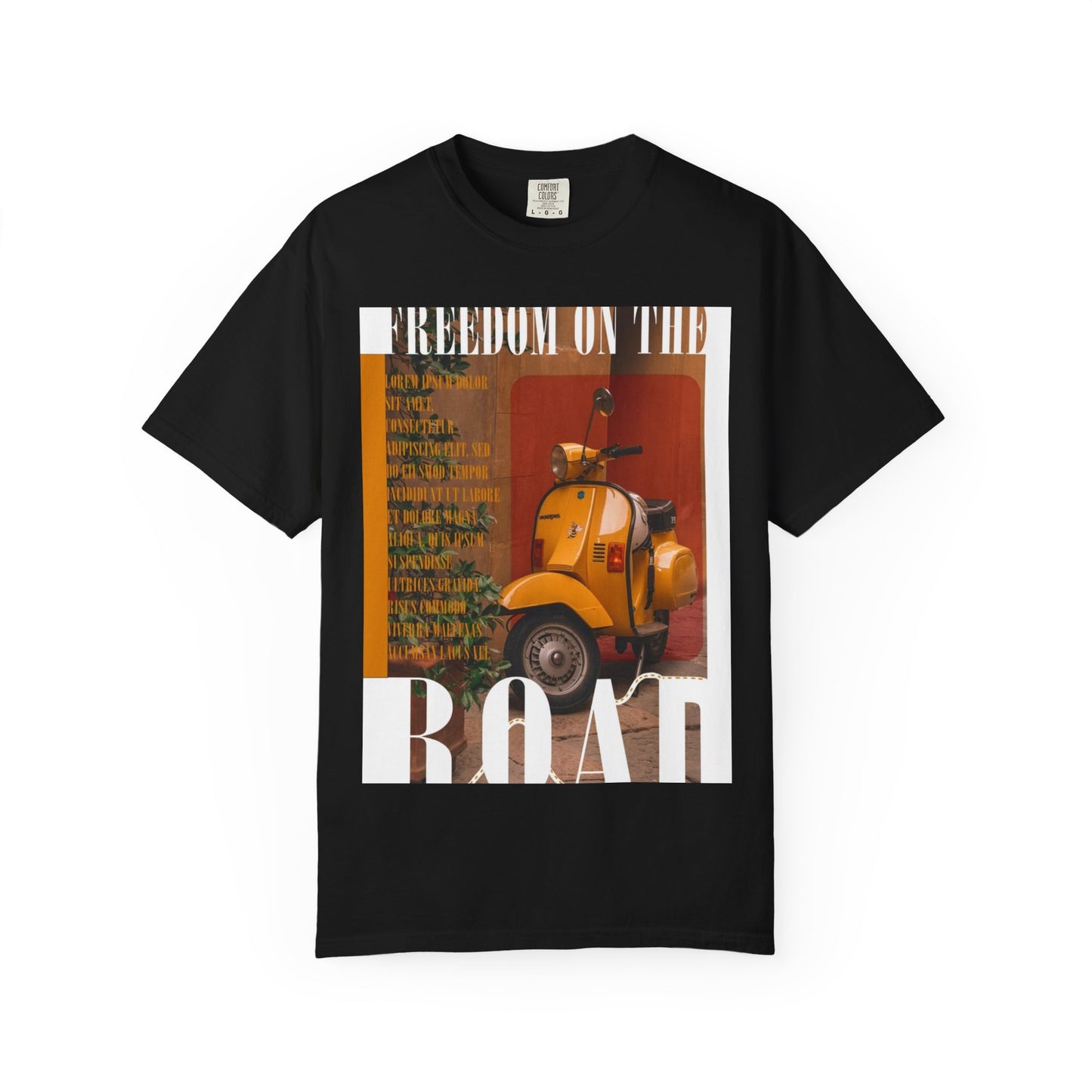 Vintage Vespa 'Freedom on the Road' T-Shirt