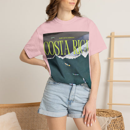 Costa Rica Surf T-Shirt — Aerial Wave & Surfers Graphic Tee