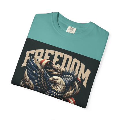 Patriotic Eagle T-Shirt, Freedom Apparel, American Pride Tee, Fourth of July Gift, Vintage Style Shirt