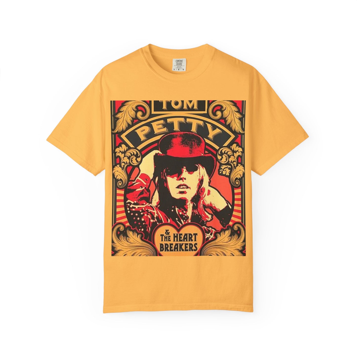 Vintage Rock Tee - Tom Petty Inspired Unisex Garment-Dyed T-shirt, Music Lover Gift, Casual Style, Band Merch, Retro Apparel