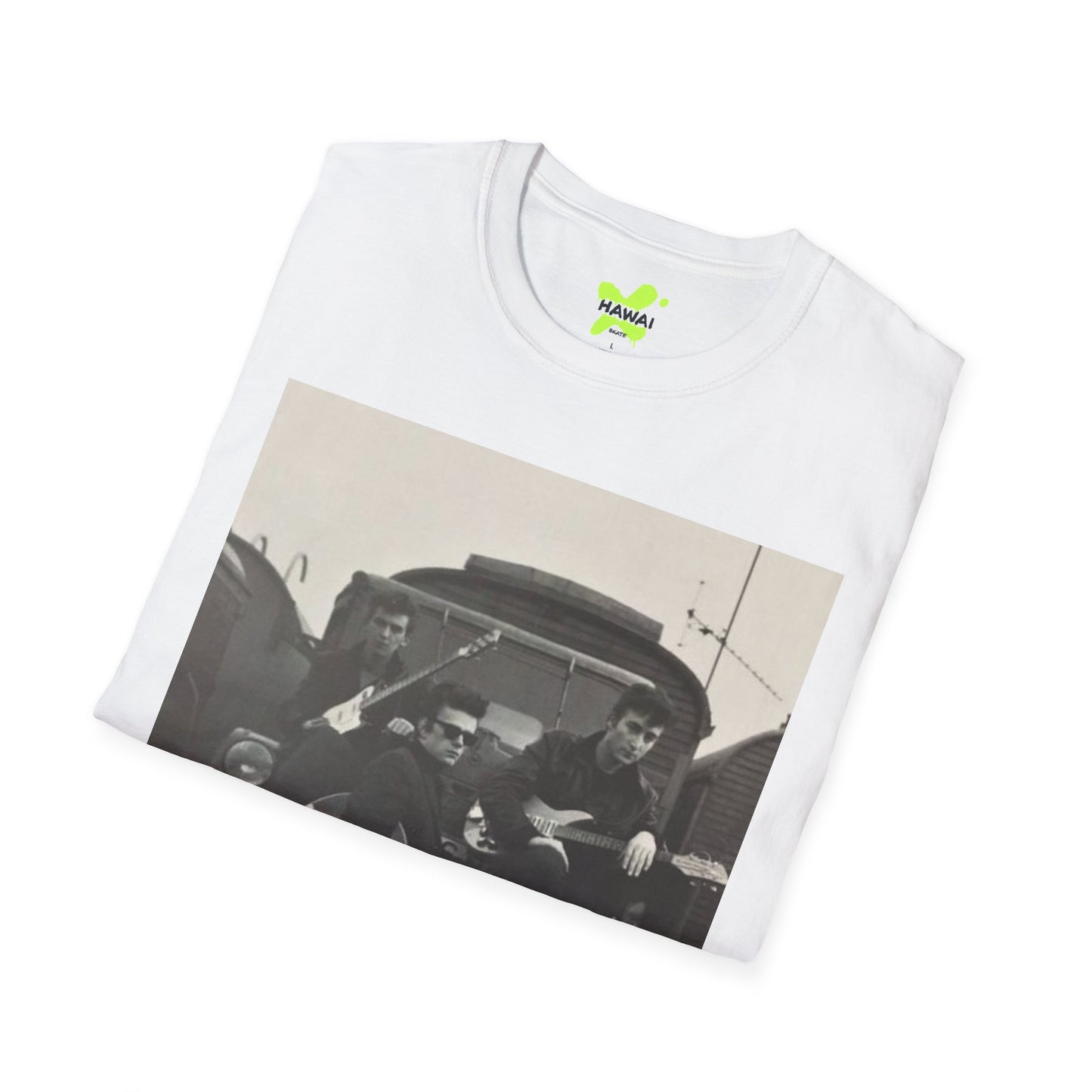 Vintage Rock Band Unisex Softstyle T-Shirt