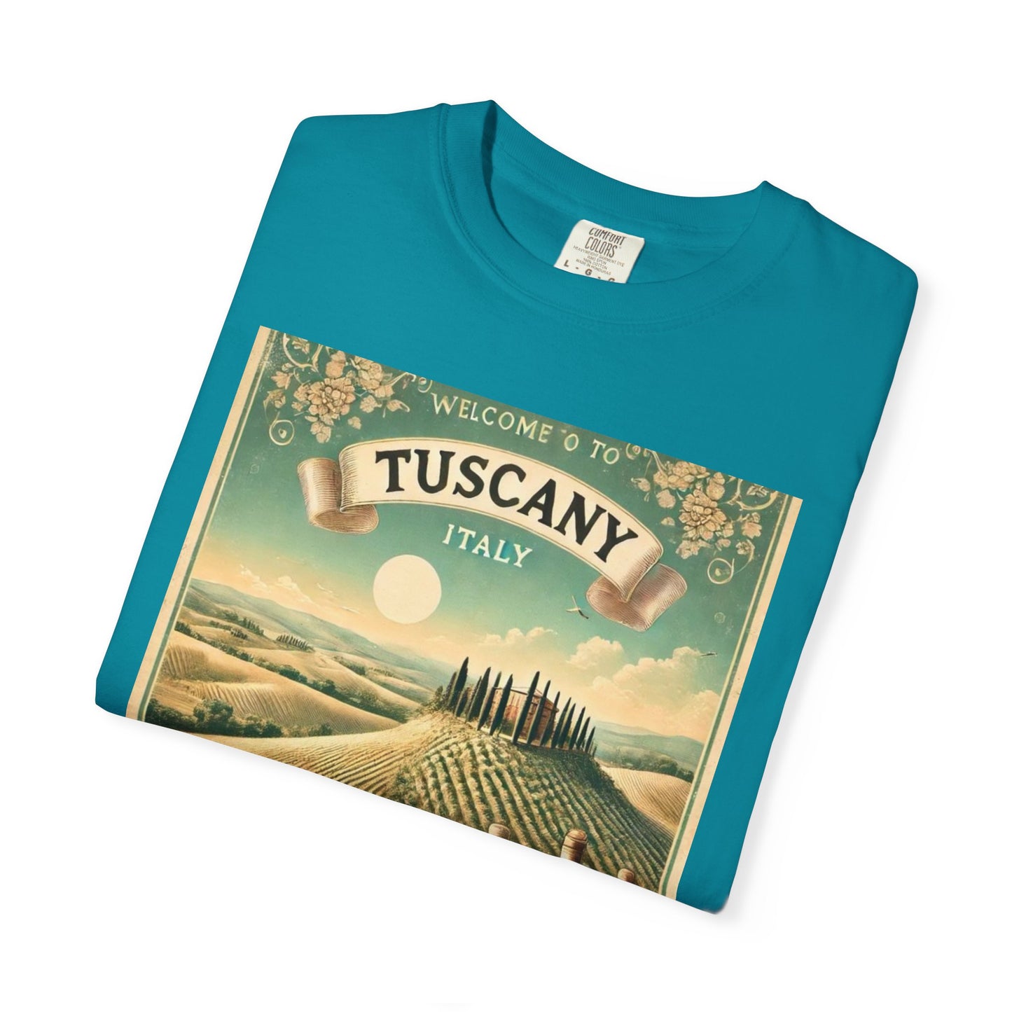 Vintage Tuscany Scene Unisex T-Shirt