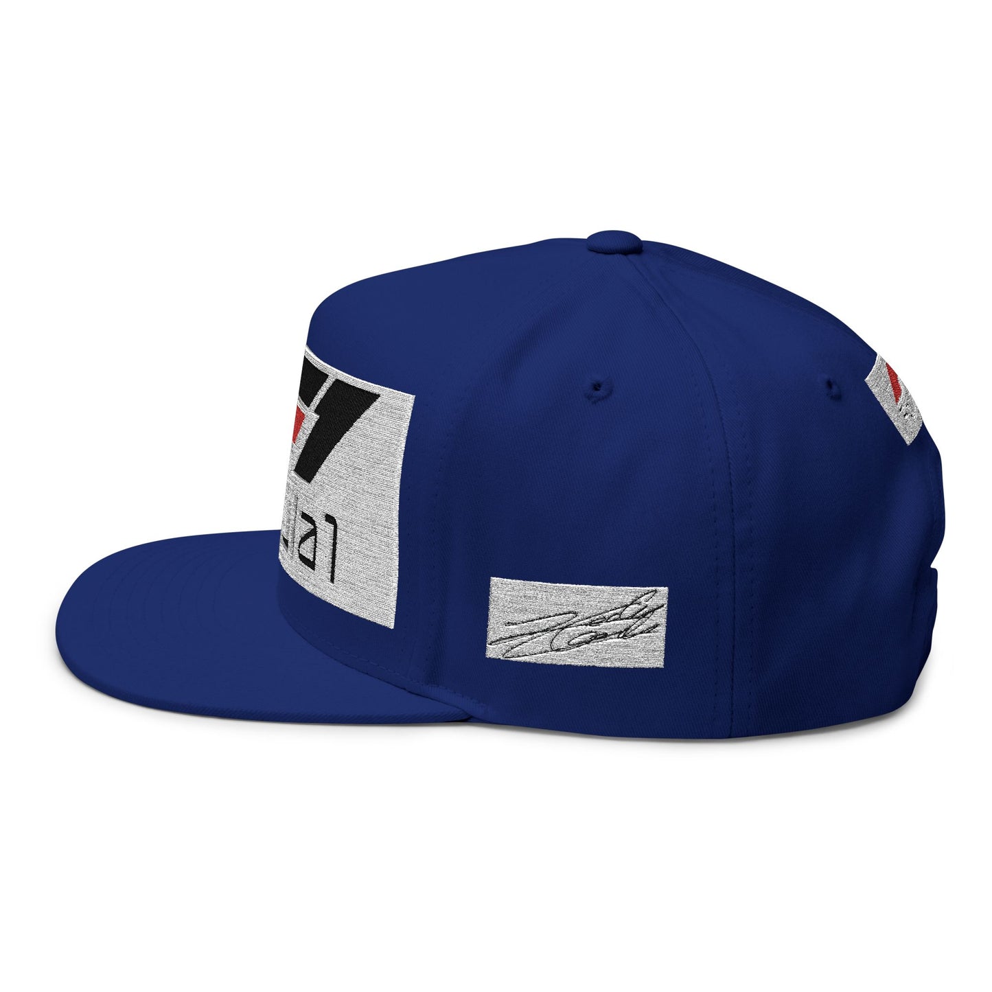 Formula 1 Embroidered Flat Bill Cap – Racing Logo Snapback