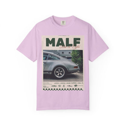 Vintage Porsche Photo Tee — "MALF Live to Ride" Graphic T-Shirt