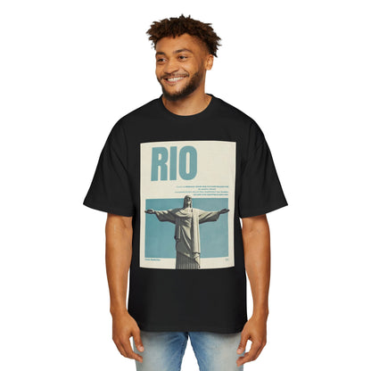 Rio Vintage Poster T-Shirt — Christ the Redeemer Travel Tee