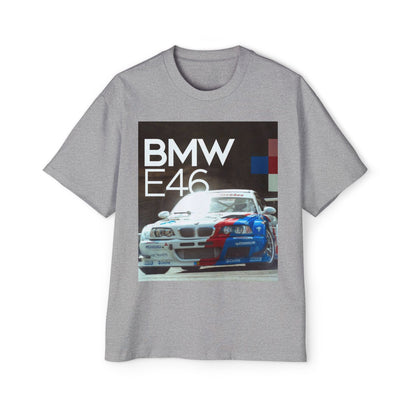 BMW E46 Racing Tee — Mens Oversized Car Graphic T-Shirt