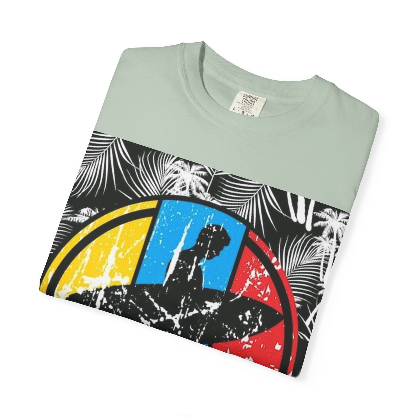 Surf Coast Unisex Garment-Dyed T-shirt - Retro Beach Vibes, Summer Essential, Surfing Gift, Casual Wear, Vacation Style