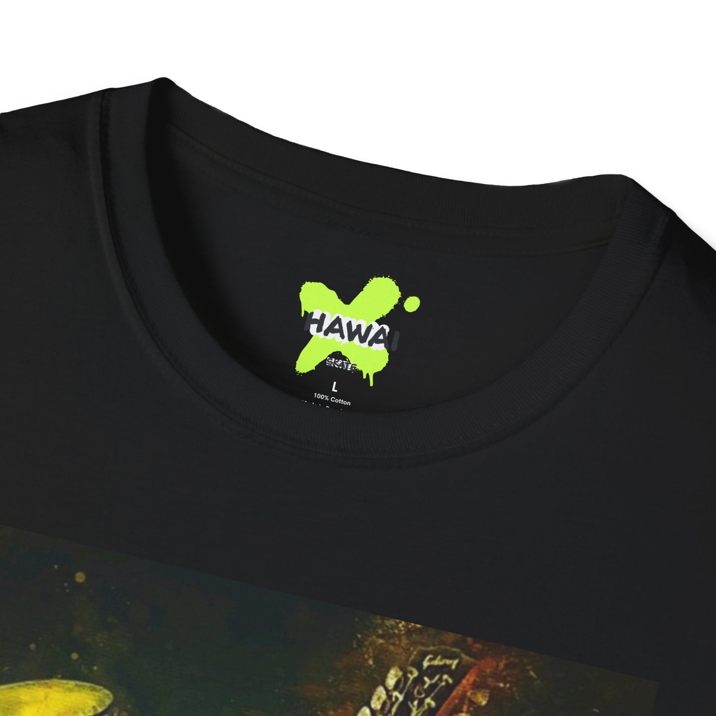 Rock Legend Unisex Softstyle T-Shirt - Vintage Guitar Design