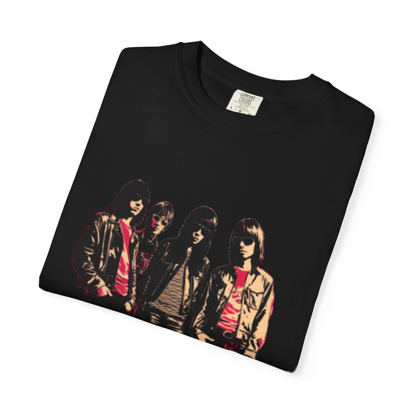 Rock Band Graphic Unisex Garment-Dyed T-Shirt