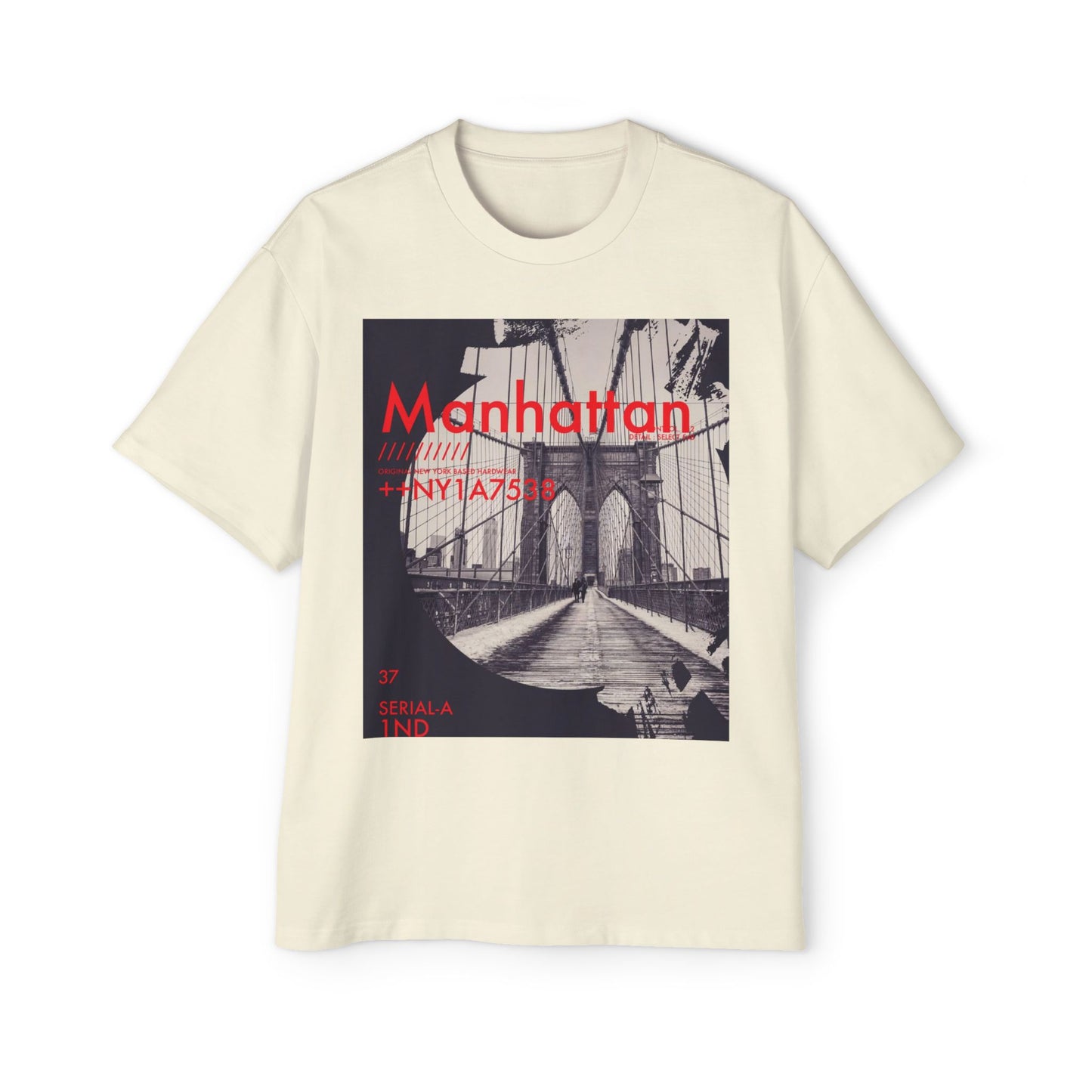 Manhattan Bridge Graphic Tee — Vintage NYC Photo Print