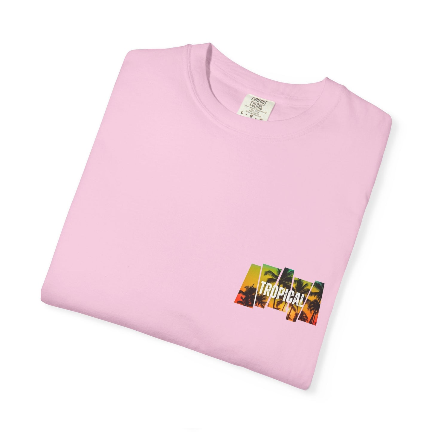 Tropical Vibes Unisex Garment-Dyed T-shirt