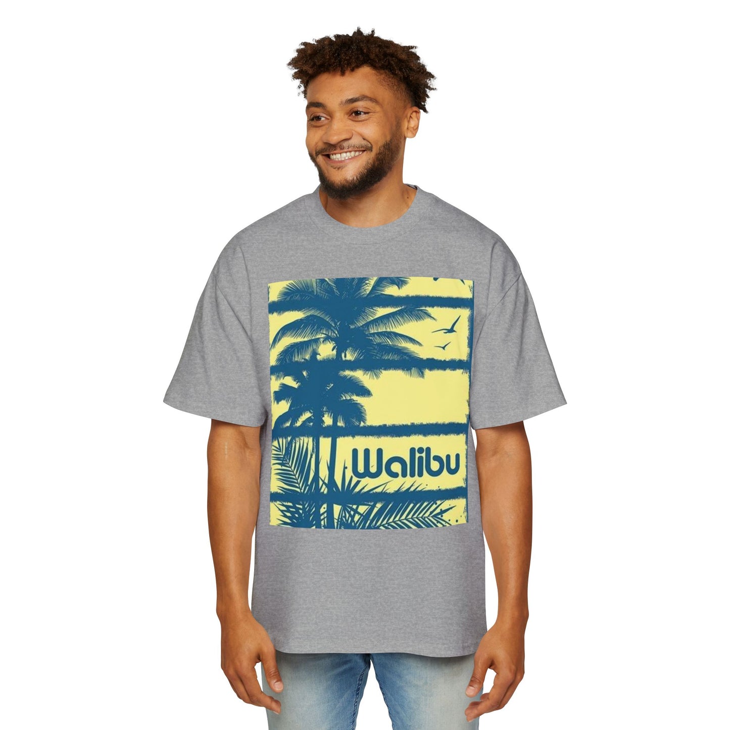 Malibu Palm Tee — Vintage Surf Graphic T-Shirt