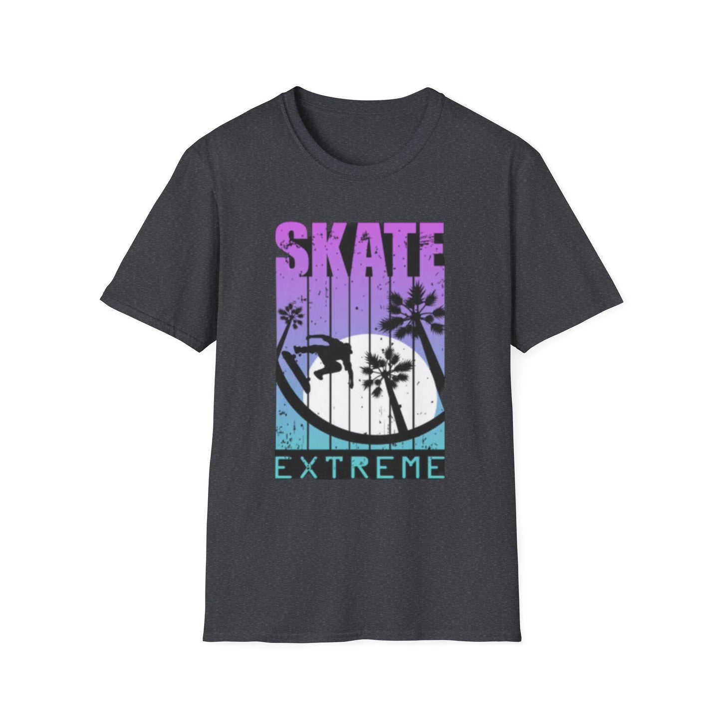 Skate Extreme Unisex Softstyle T-Shirt - Vibrant Graphic Tee for Skate Enthusiasts