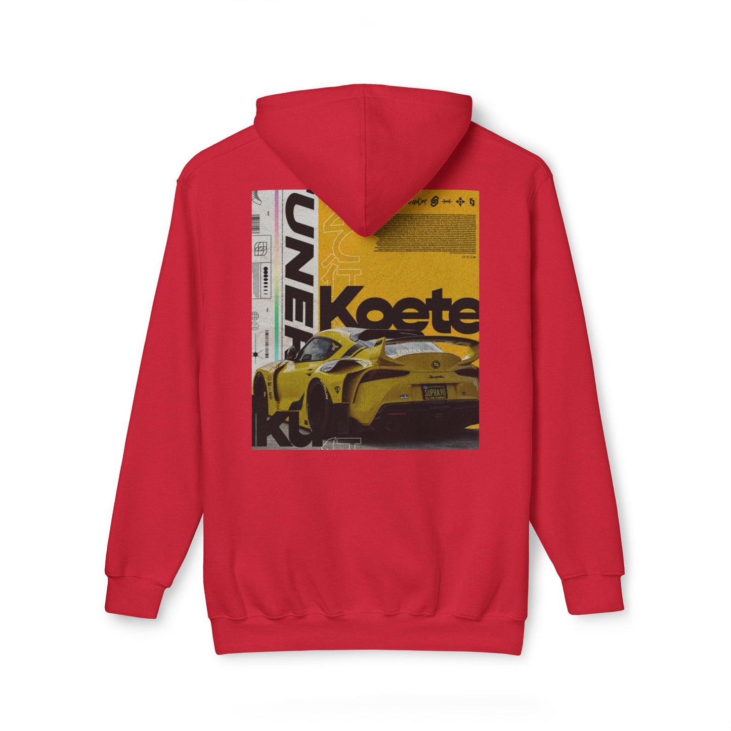 Unisex Hooded Sweatshirt with Car Graphic - Perfect for Automobiles Enthusiasts