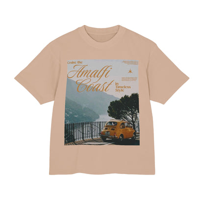 Amalfi Coast Vintage Fiat Tee – Retro Travel Graphic T-Shirt