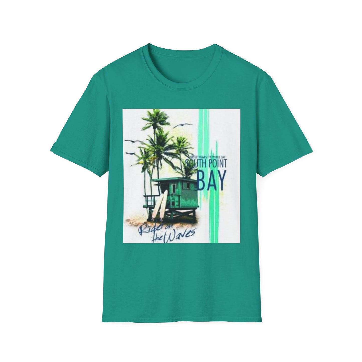 South Point Bay Graphic Tee | Unisex Softstyle T-Shirt, Beach Vibes, Casual Wear, Summer Fashion, Gift for Him or Her