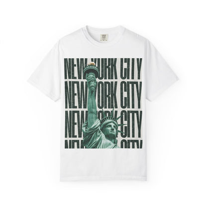 New York City Statue of Liberty Graphic T-Shirt — Retro Urban Travel Tee