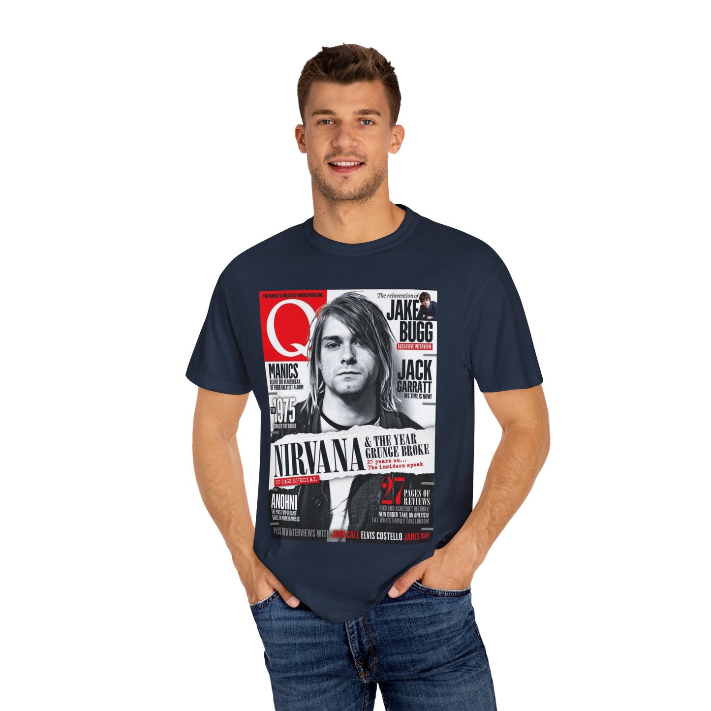 Nirvana Graphic T-Shirt - Retro Rock Apparel for Music Lovers