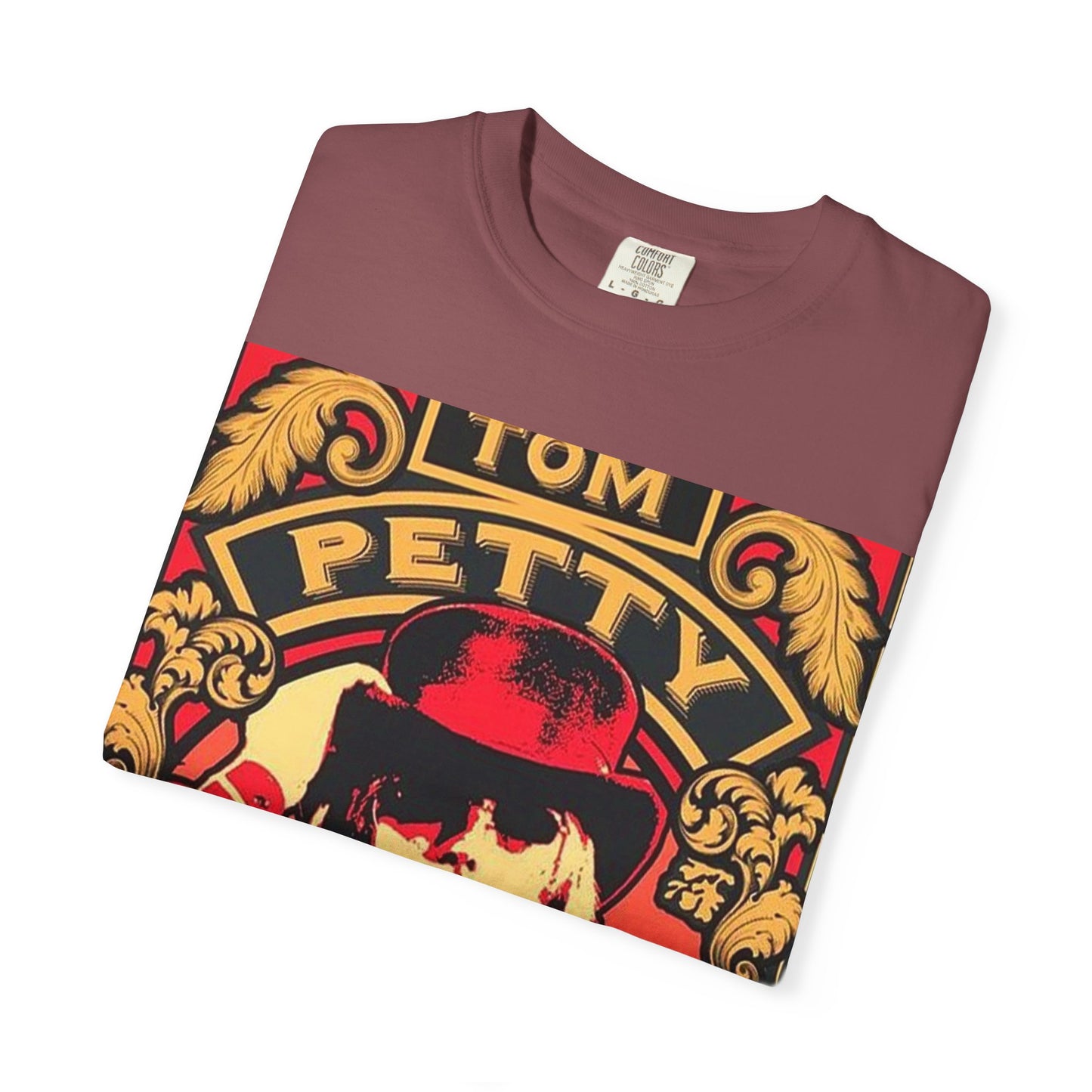 Vintage Rock Tee - Tom Petty Inspired Unisex Garment-Dyed T-shirt, Music Lover Gift, Casual Style, Band Merch, Retro Apparel