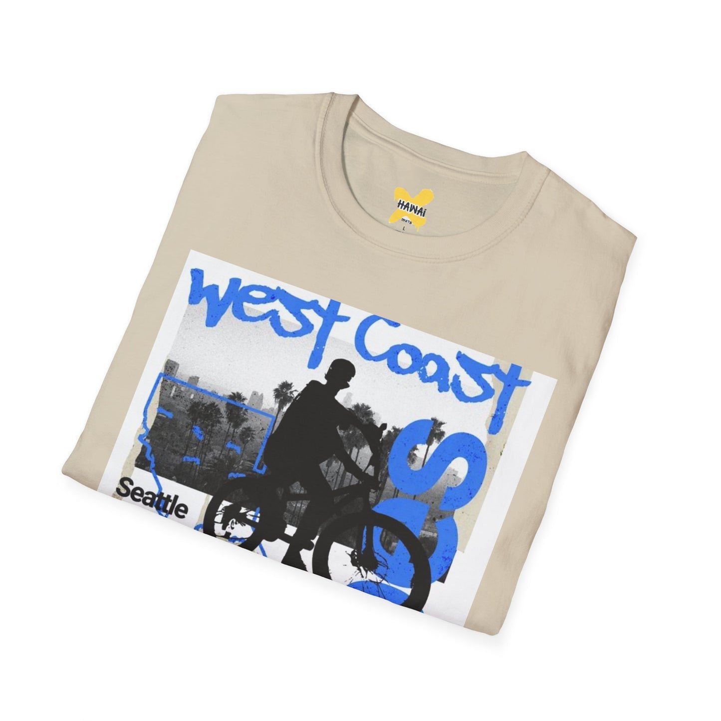 Vintage West Coast Graphic T-Shirt, Casual Tee, Summer Top, Gift for Travelers, Coastal Vibes Wear, Beach Day Shirt