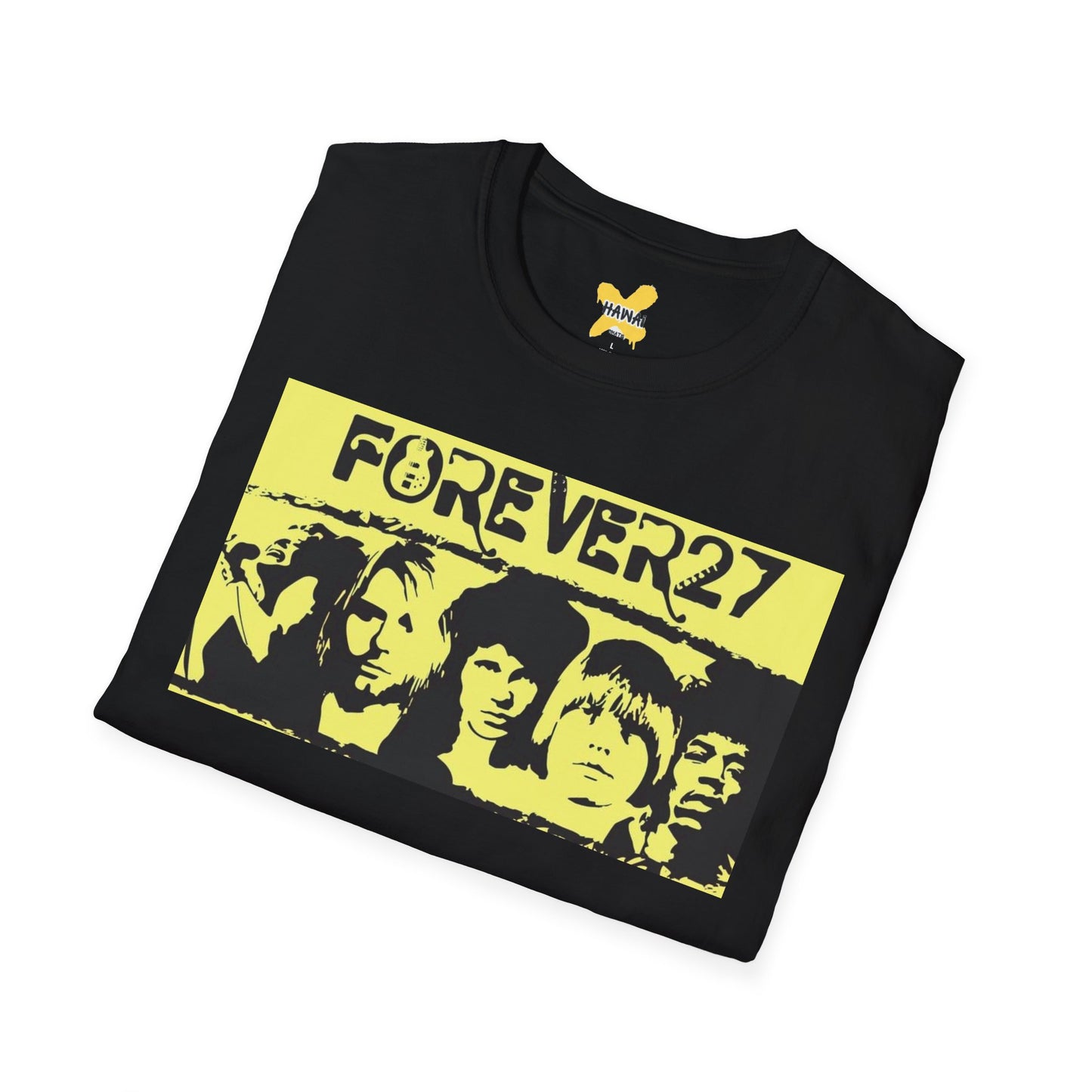 Forever 27 Unisex Softstyle T-Shirt - Tribute to Iconic Musicians
